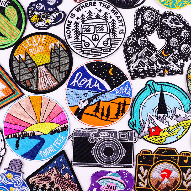Outdoor Adventure Travel Show - Besi Pada Patch DIY Perjalanan Luar