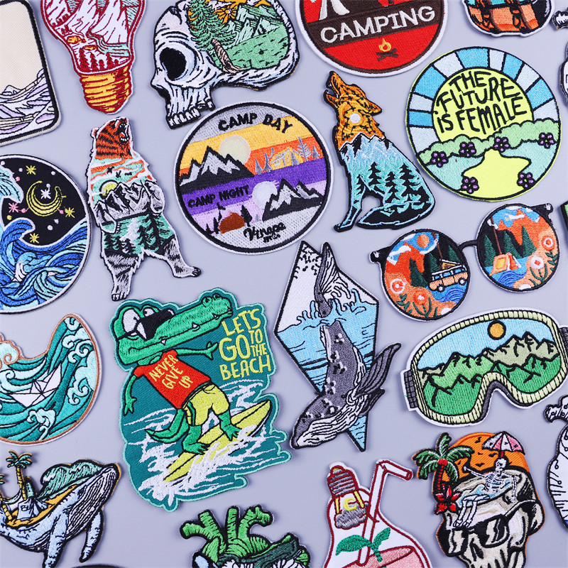Outdoor Adventure Travel Show - Pakaian Berselancar Travel Patch Termoperekat Petualangan