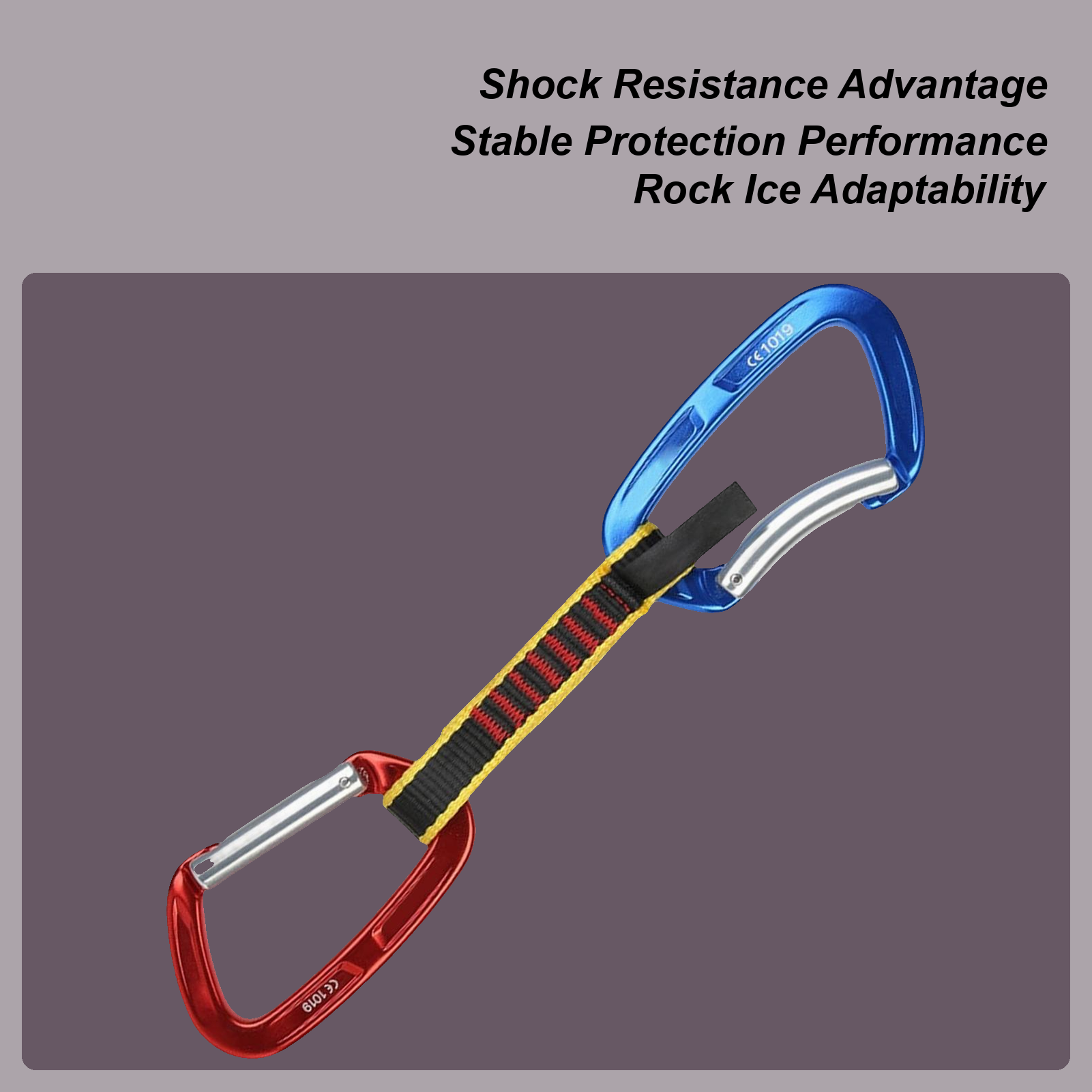 Outdoor Adventure Hiking - Quickdraws Climbing Climbing Carabiner Aksesoris Pendakian