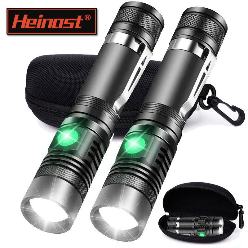 Outdoor Adventure Hiking - Senter Tangan T6 Isi Ulang Menggunakan