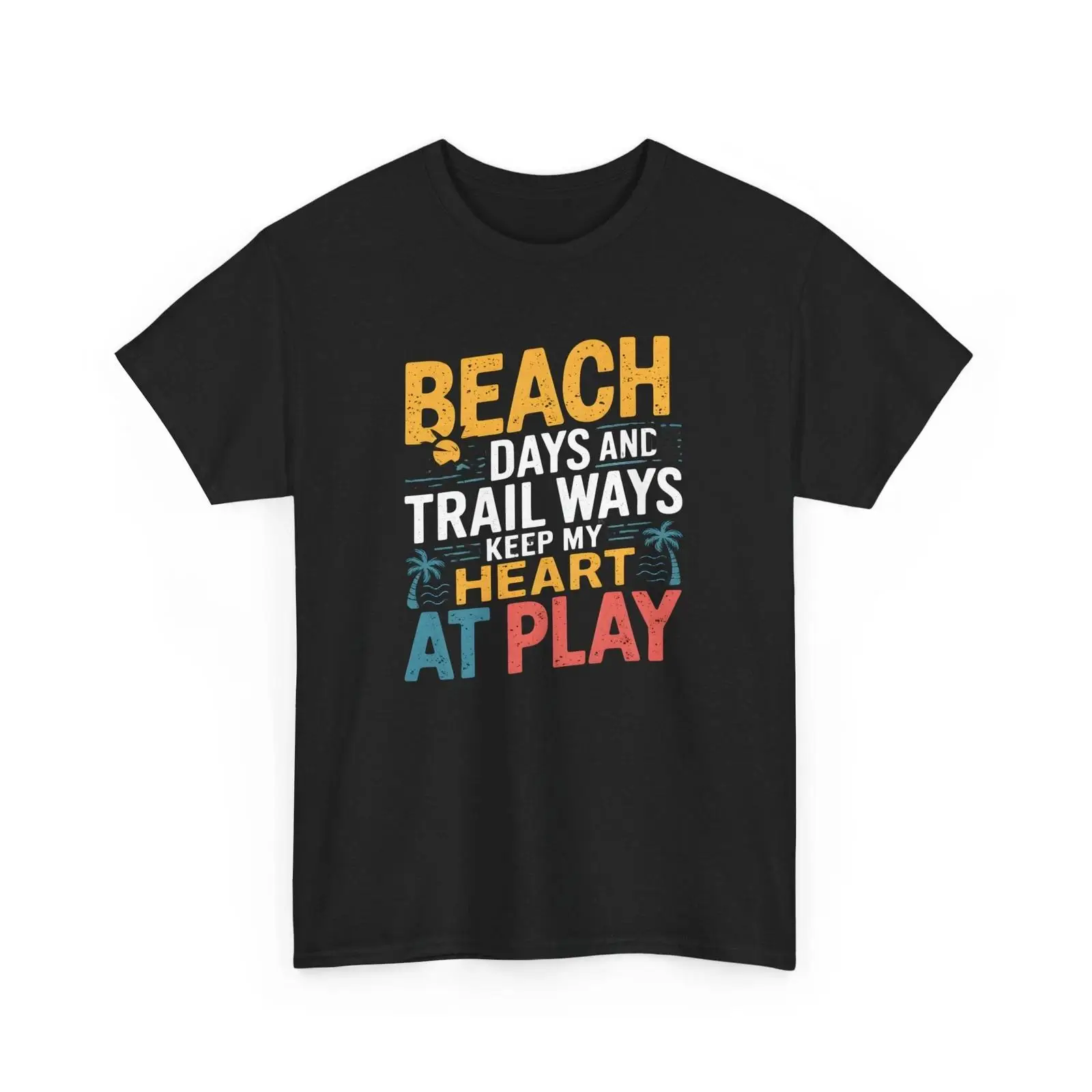 Outdoor Adventure Quotes Short - Kaos Pantai Beach Days Trail Ways