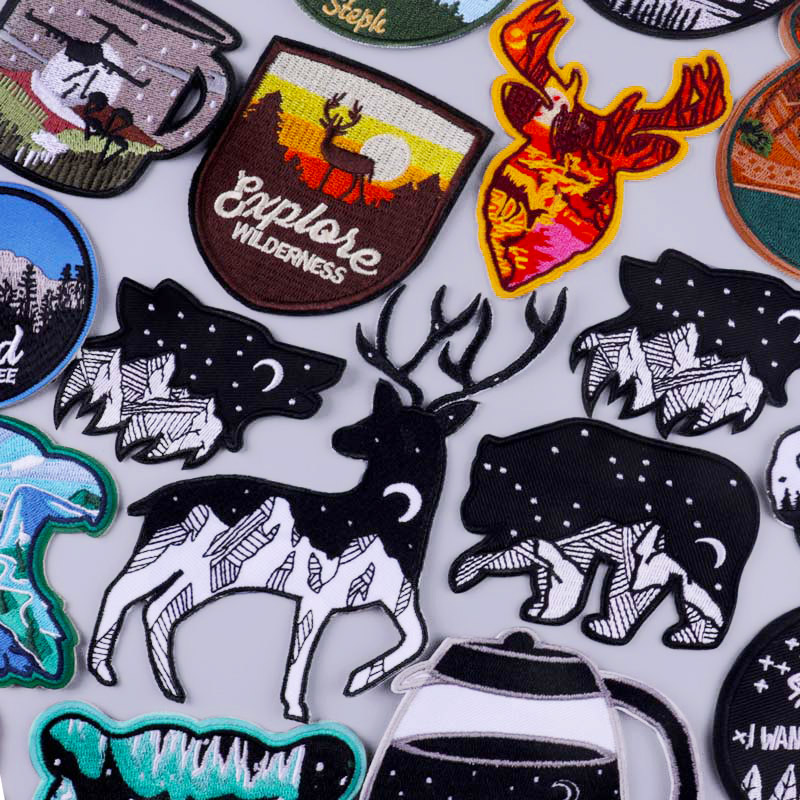 Outdoor Adventure Travel Show - Rusa Patch petualangan perjalanan Patch bordir