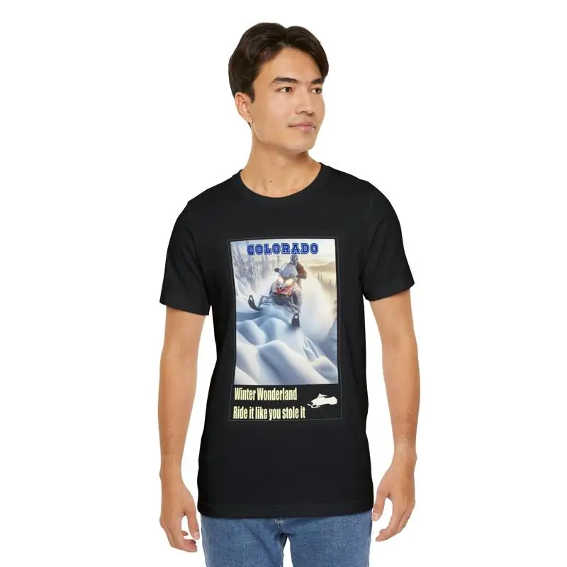 Outdoor Adventure Sports - Kaos Jersey Petualangan Olahraga Musim Dingin