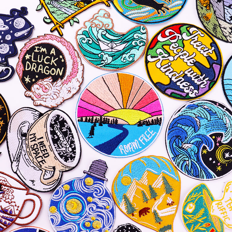 Besi Pada Patch DIY Perjalanan - Outdoor Adventure Travel Show ulasan dan harga