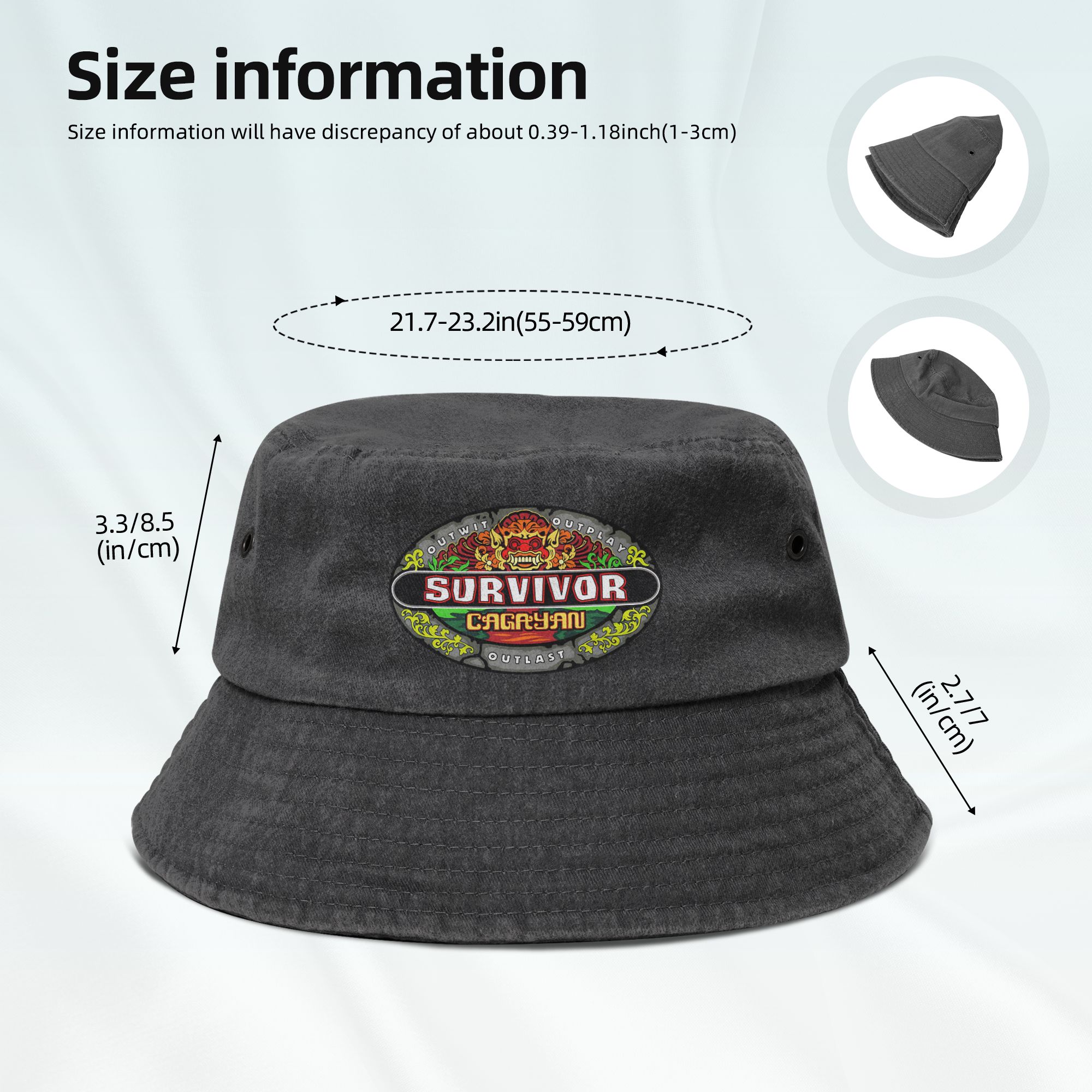 Topi Bucket S-Survivors untuk  - Outdoor Adventure Travel Show ulasan dan harga