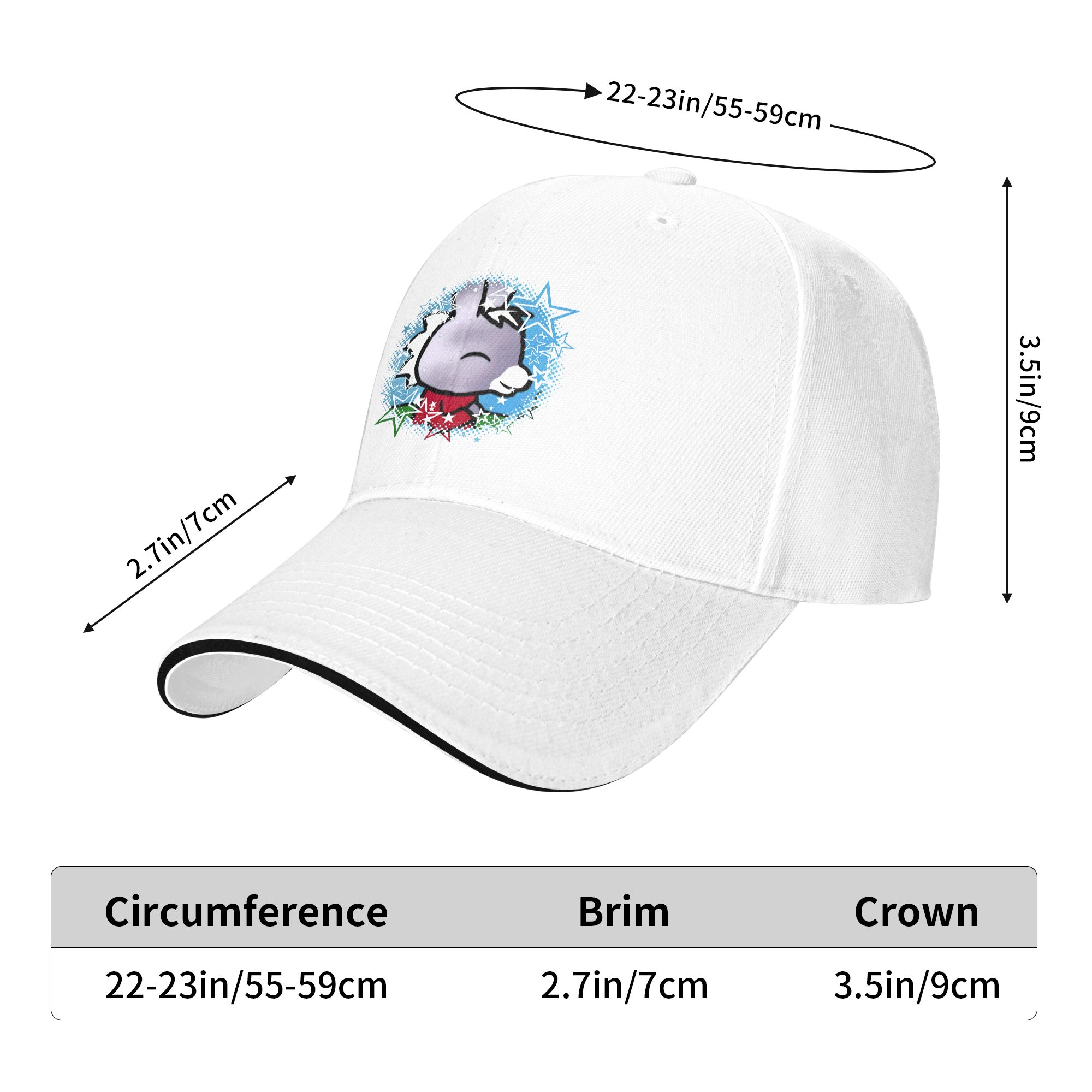 Topi Sandwich Kartun Keledai L - Outdoor Adventure Learning ulasan dan harga