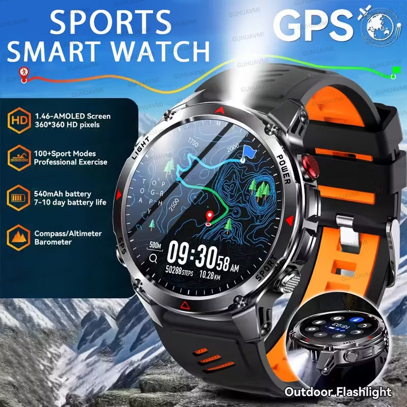 Jam Tangan Pintar GPS Petualan - Outdoor Adventure World ulasan dan harga