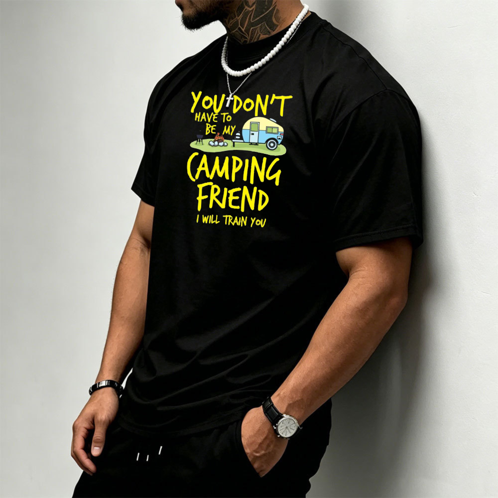 Kaos Pria Bergambar Camping Ca - Outdoor Adventure Quotes Short ulasan dan harga
