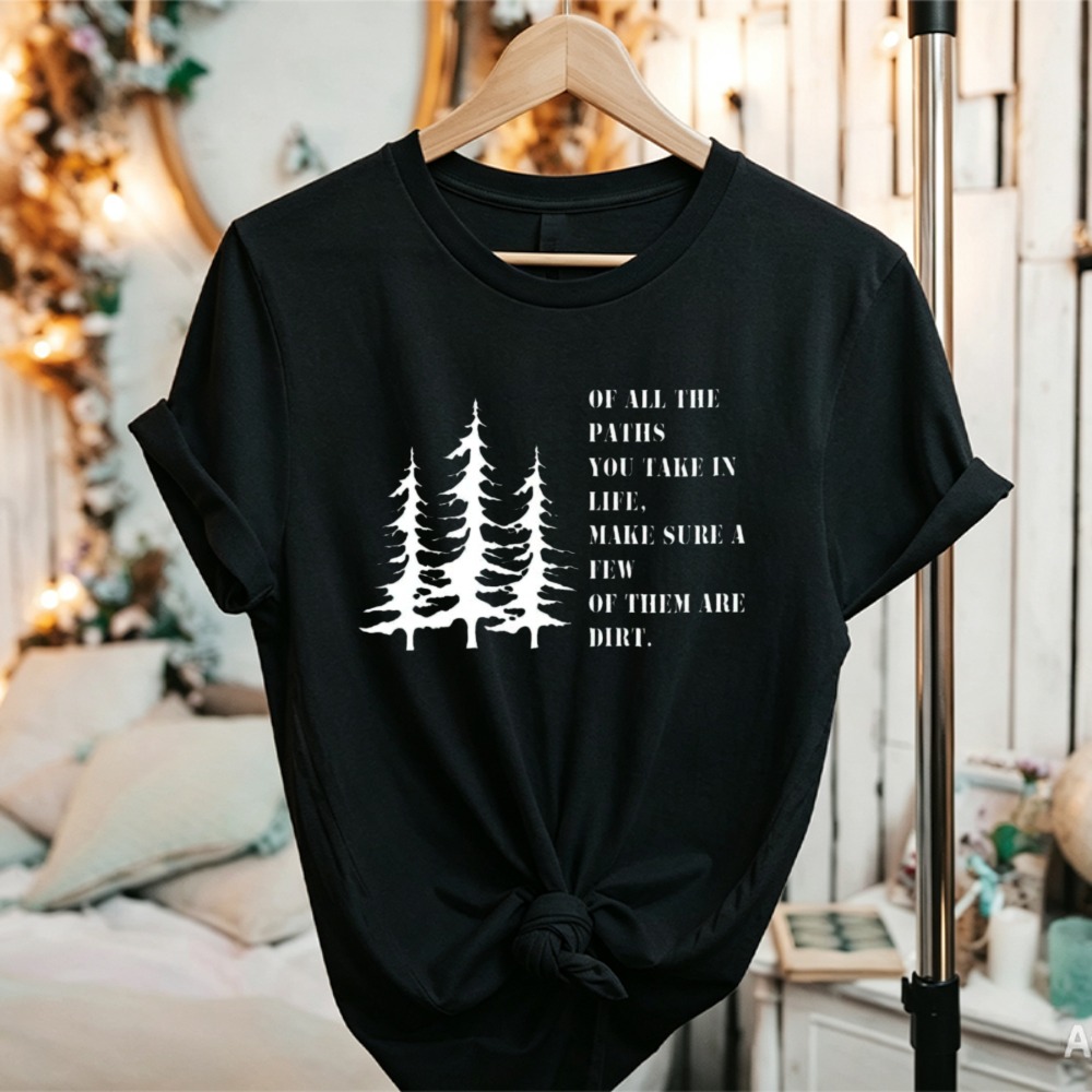 Kaos Grafis Petualangan Alam d - Outdoor Adventure Quotes Short ulasan dan harga