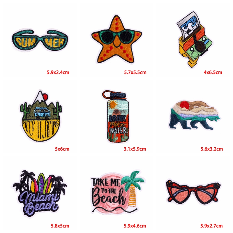 10 Buah Patch Bordir Travel Lu - Outdoor Adventure Travel Show ulasan dan harga