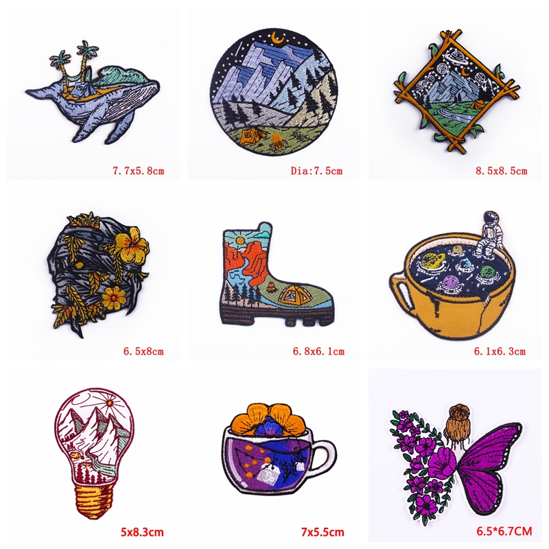 10 Buah/Lot Patch Petualangan  - Outdoor Adventure Travel Show ulasan dan harga